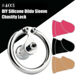 DIY Silicone Dildo Sleeve Chastity Cage