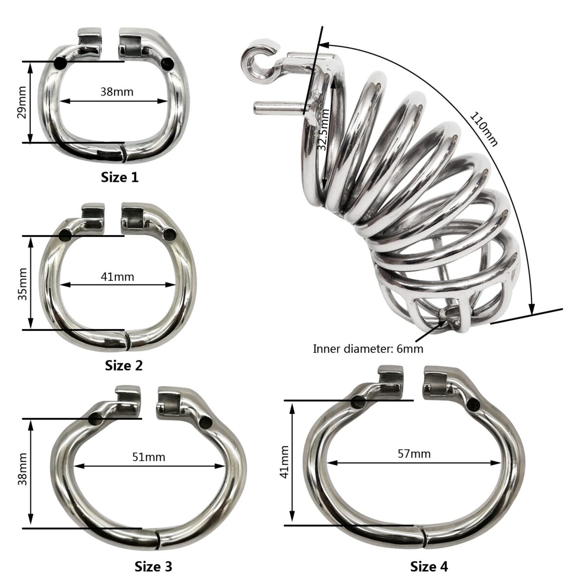 CC25 Stainless Steel Stealth Chastity Device