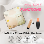 Infinity Travel Sex Pillow Dildo Toy Remote Contol Sex Machine