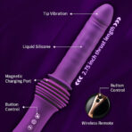 Loveworld Adjustable Base Heating Thrusting Vibrating Dildo Machine