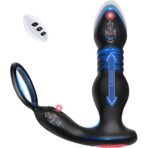 3 IN 1 Anal Cock Ring Butt Plug Prostate Massager