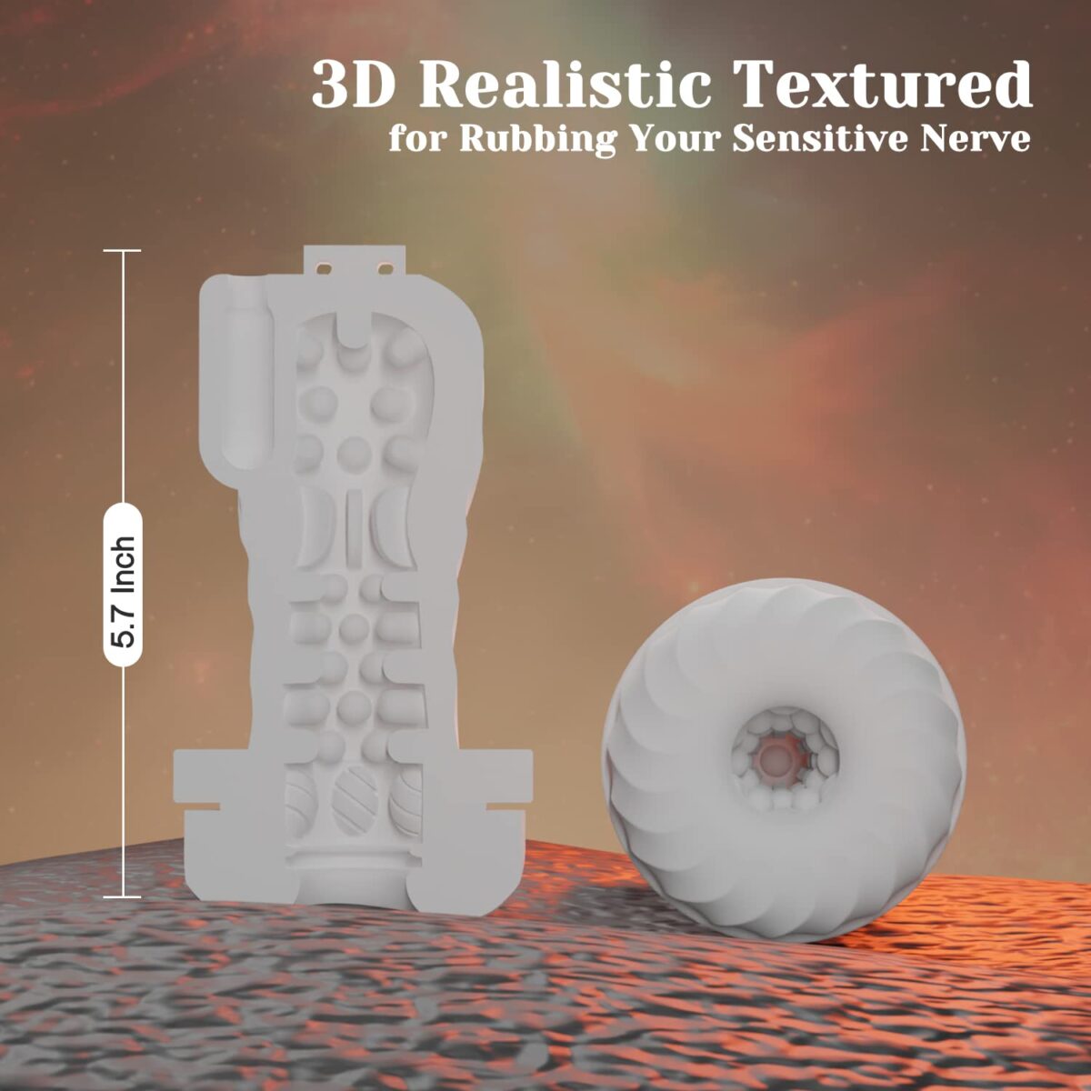 Rocket 3d Realistic Masturbator With 5 Thrusting Rotating Modes