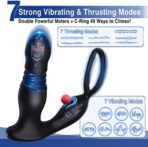 3 IN 1 Anal Cock Ring Butt Plug Prostate Massager